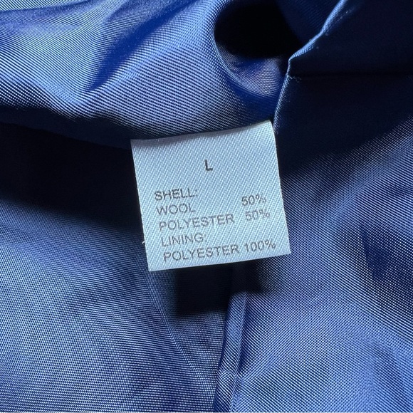 Ruth & Boaz Men’s Wool Blend Tweed Vest Navy Blue - Picture 6 of 7